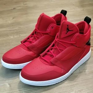 jordan fadeaway gym red